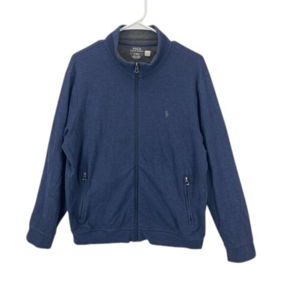 Polo Ralph Lauren 1/4 Zip Pullover Men’s Size M Dark Blue Performance Sweater - Picture 1 of 8